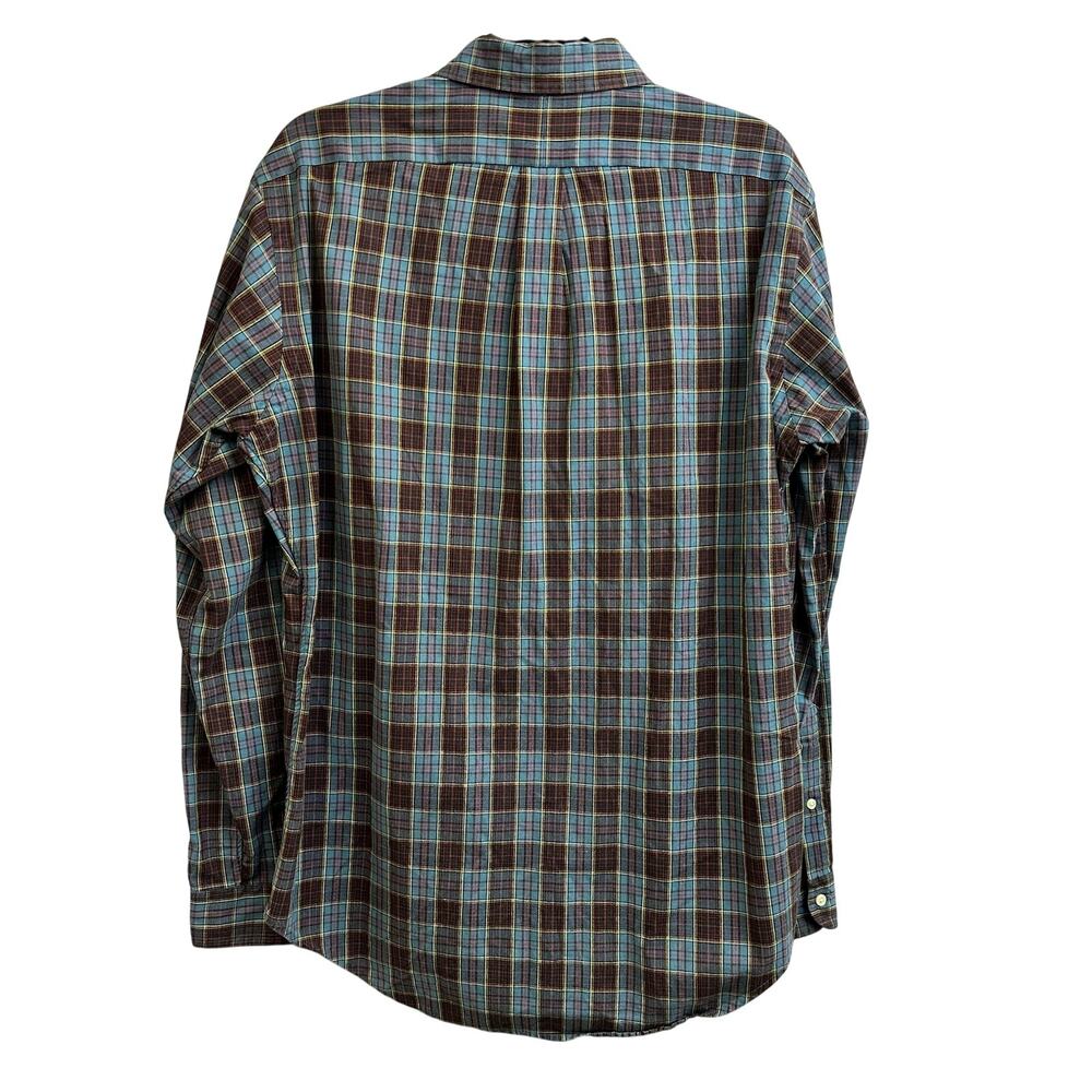 Ralph Lauren Men's Plaid Long Sleeve Button Down Classic Fit Size Medium Cotton - Picture 5 of 7